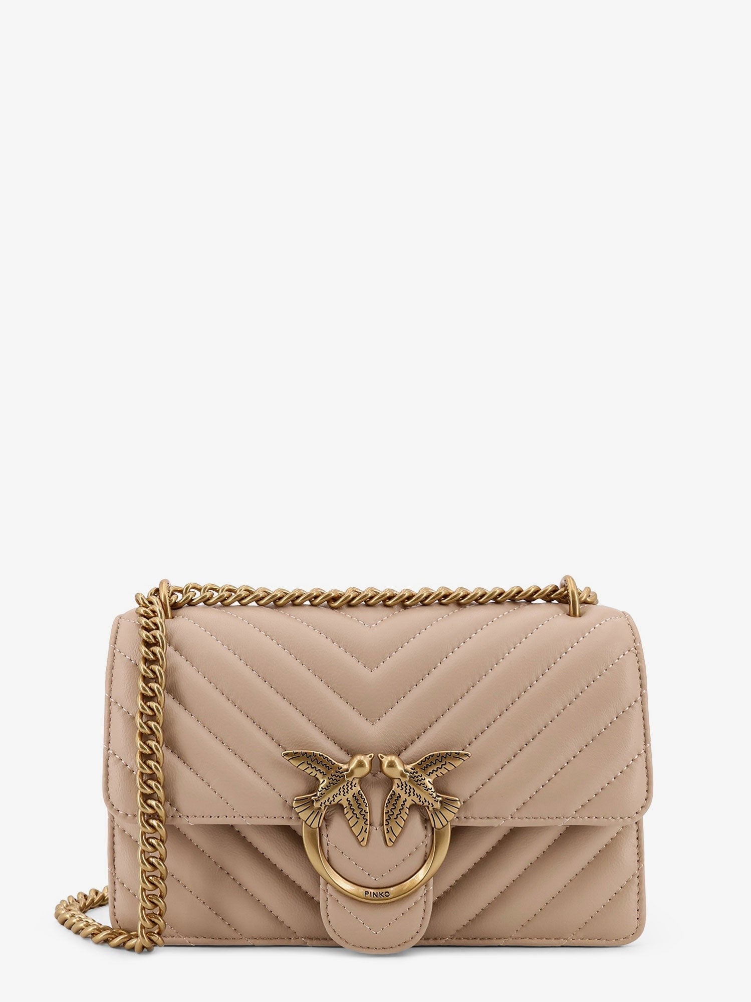 Pinko - Woman - Beige - Crossbody Bag