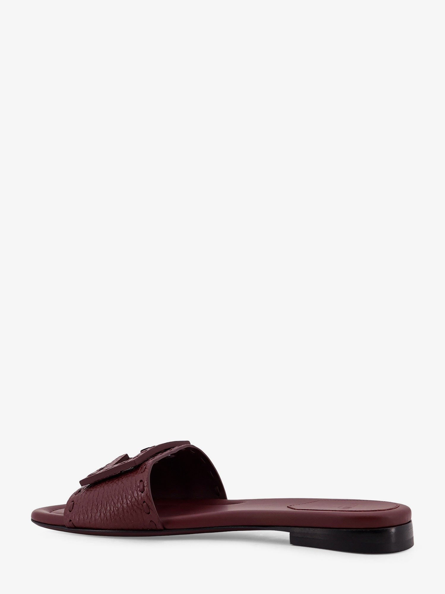 Fendi - Woman - Bordeaux Bordea Bord - Flat Sandal