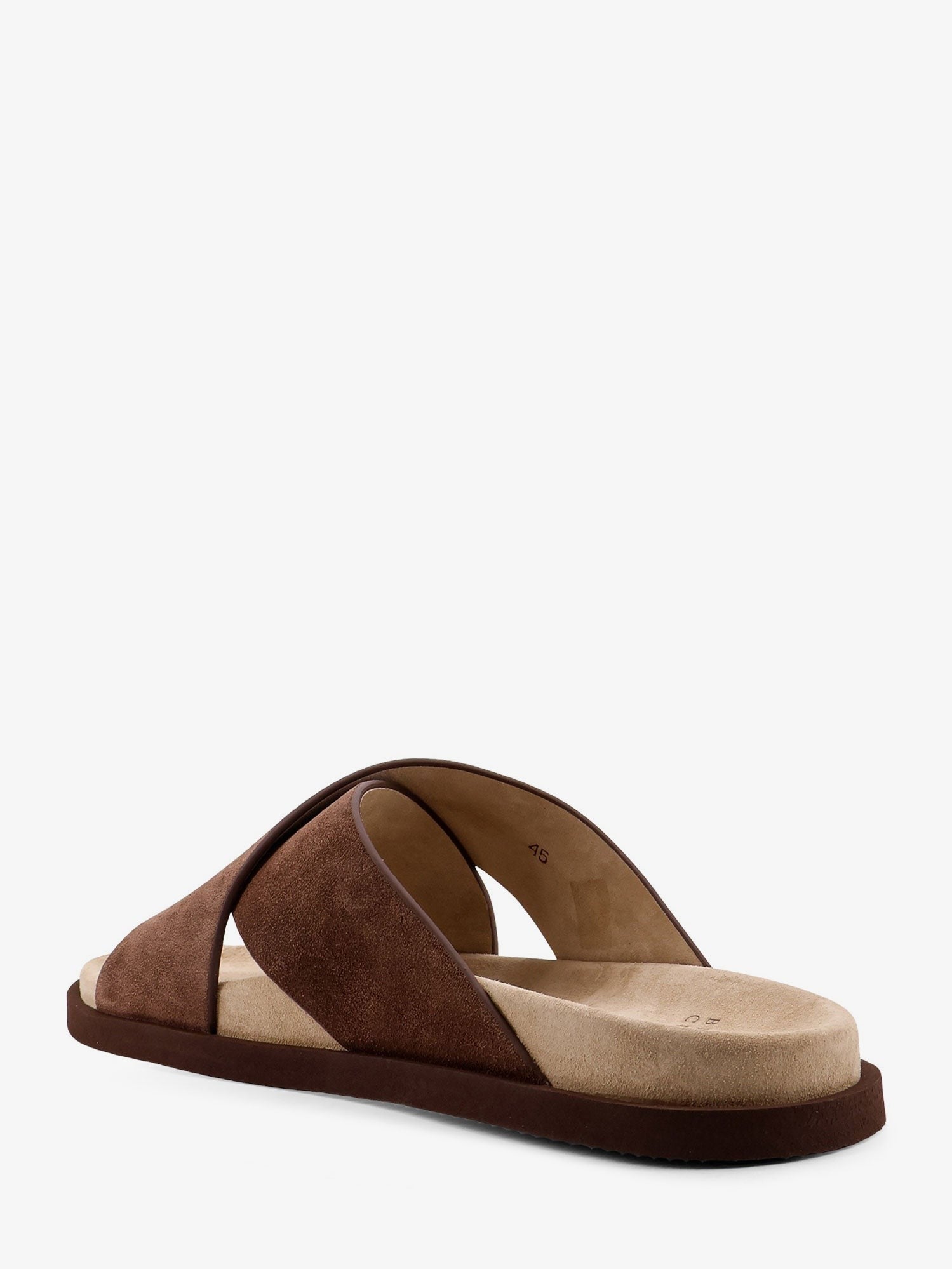 Brunello Cucinelli - Man - Fango Camel - Flat Sandal