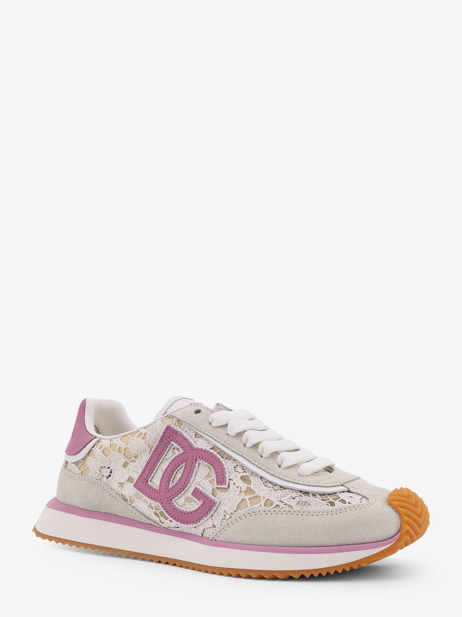 Dolce & Gabbana - Woman - Bianco/Rosa - Sneaker