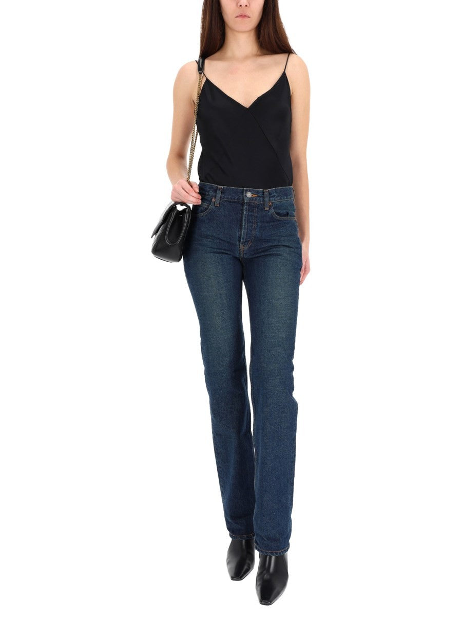 Saint Laurent - Woman - Blue - Jeans