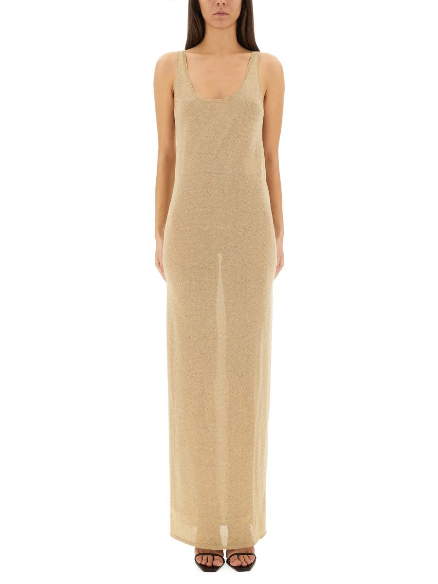 Saint Laurent - Woman - Gold - Dress