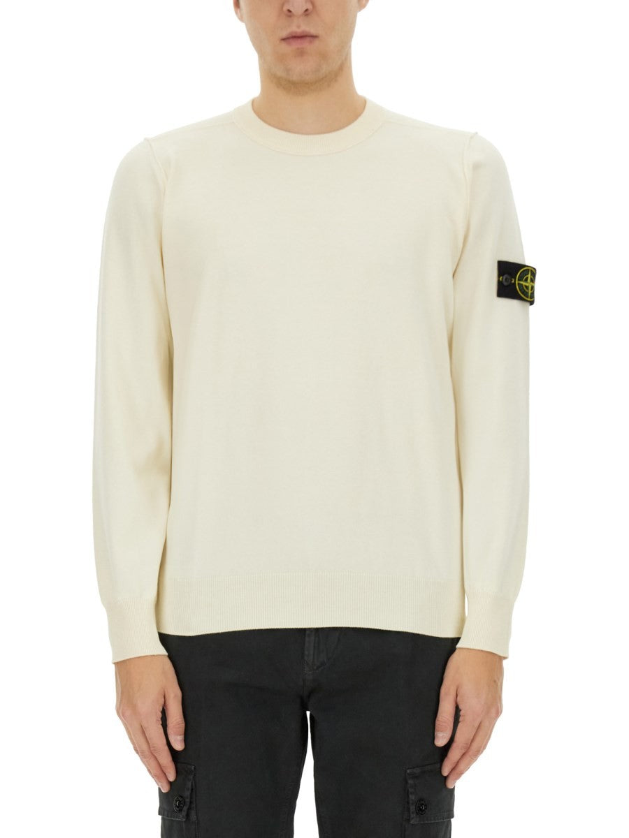 Stone Island - Man - White - Sweater