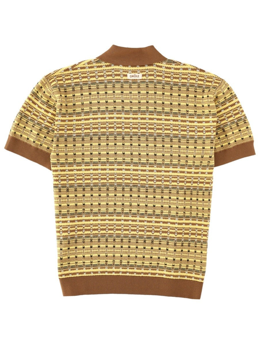 Drole De Monsieur - Man - Yellow - Polo Shirt