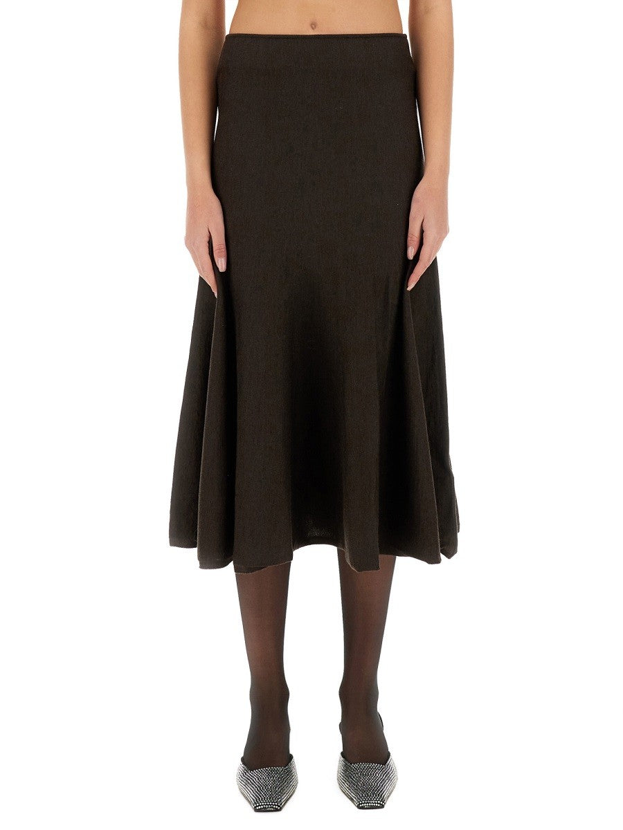 KHAITE - Woman - Brown - Skirt
