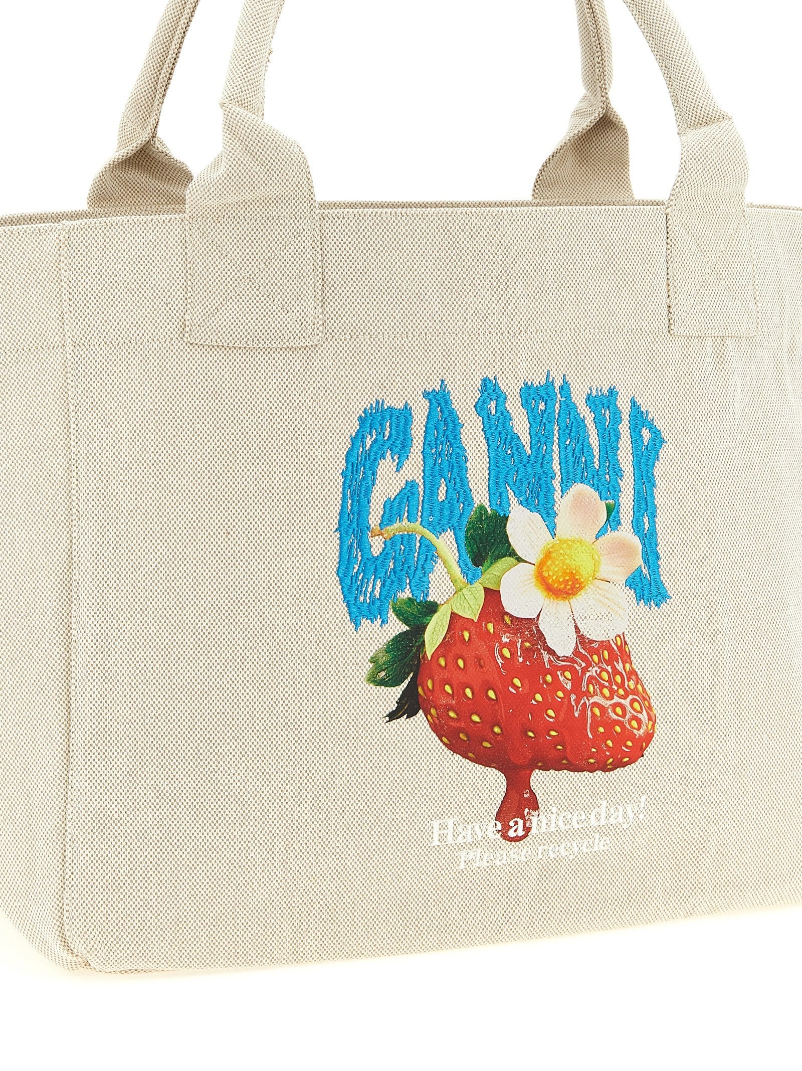 GANNI - nan - Beige - Tote bag