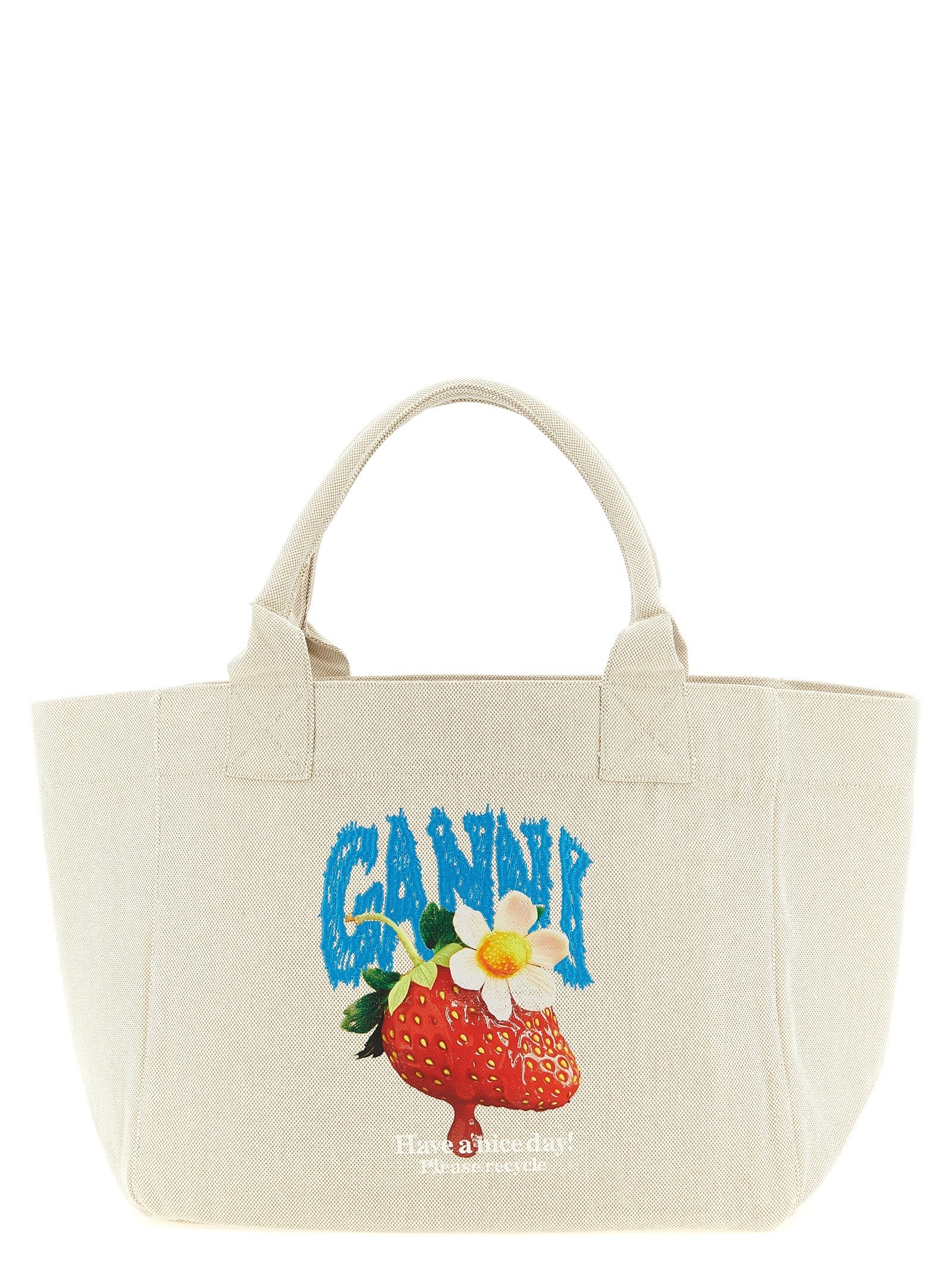 GANNI - nan - Beige - Tote bag