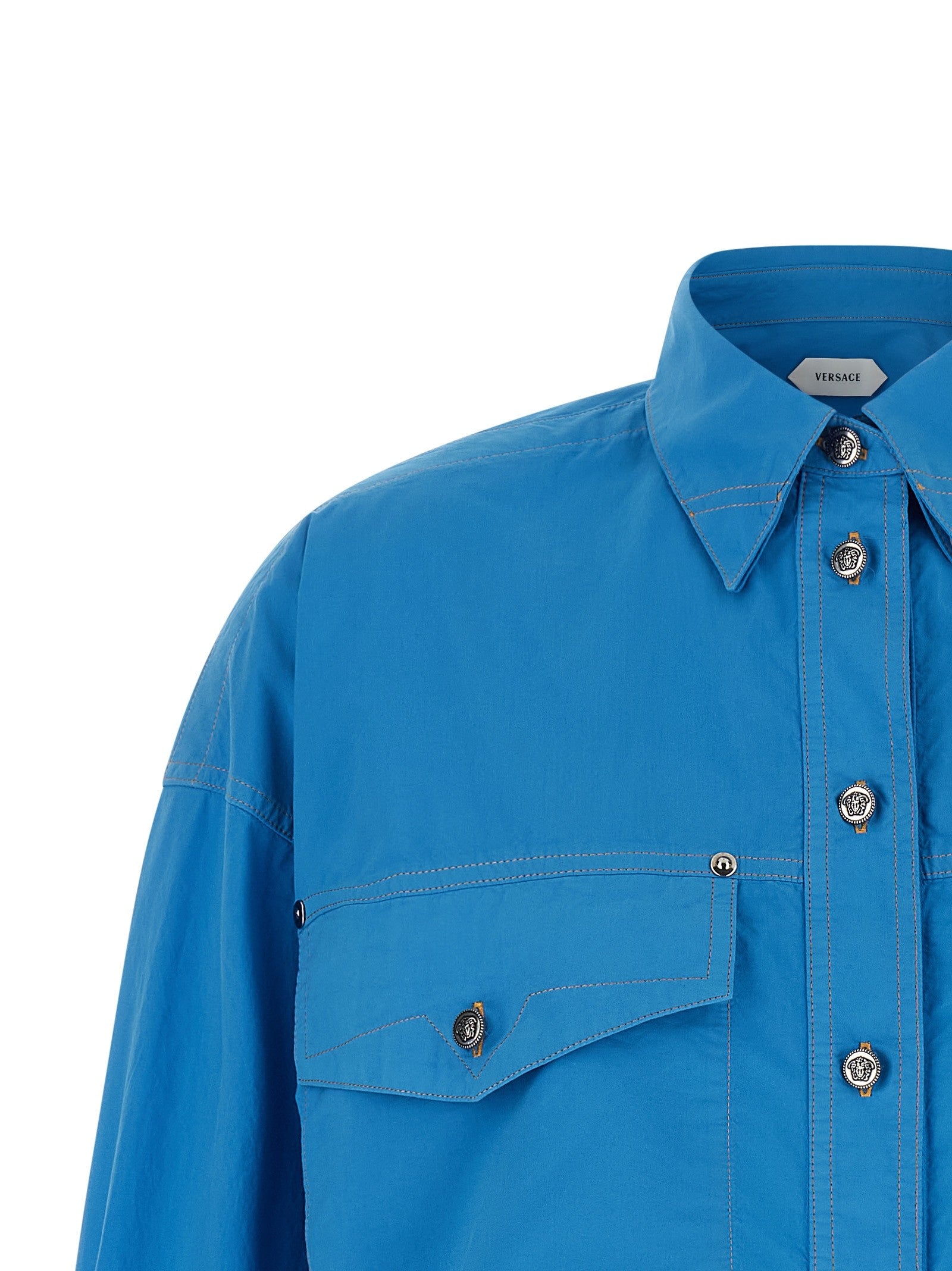 Versace - nan - Blue - Shirt