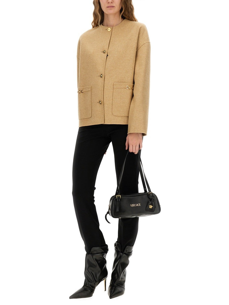 Versace - Woman - Beige - Coat