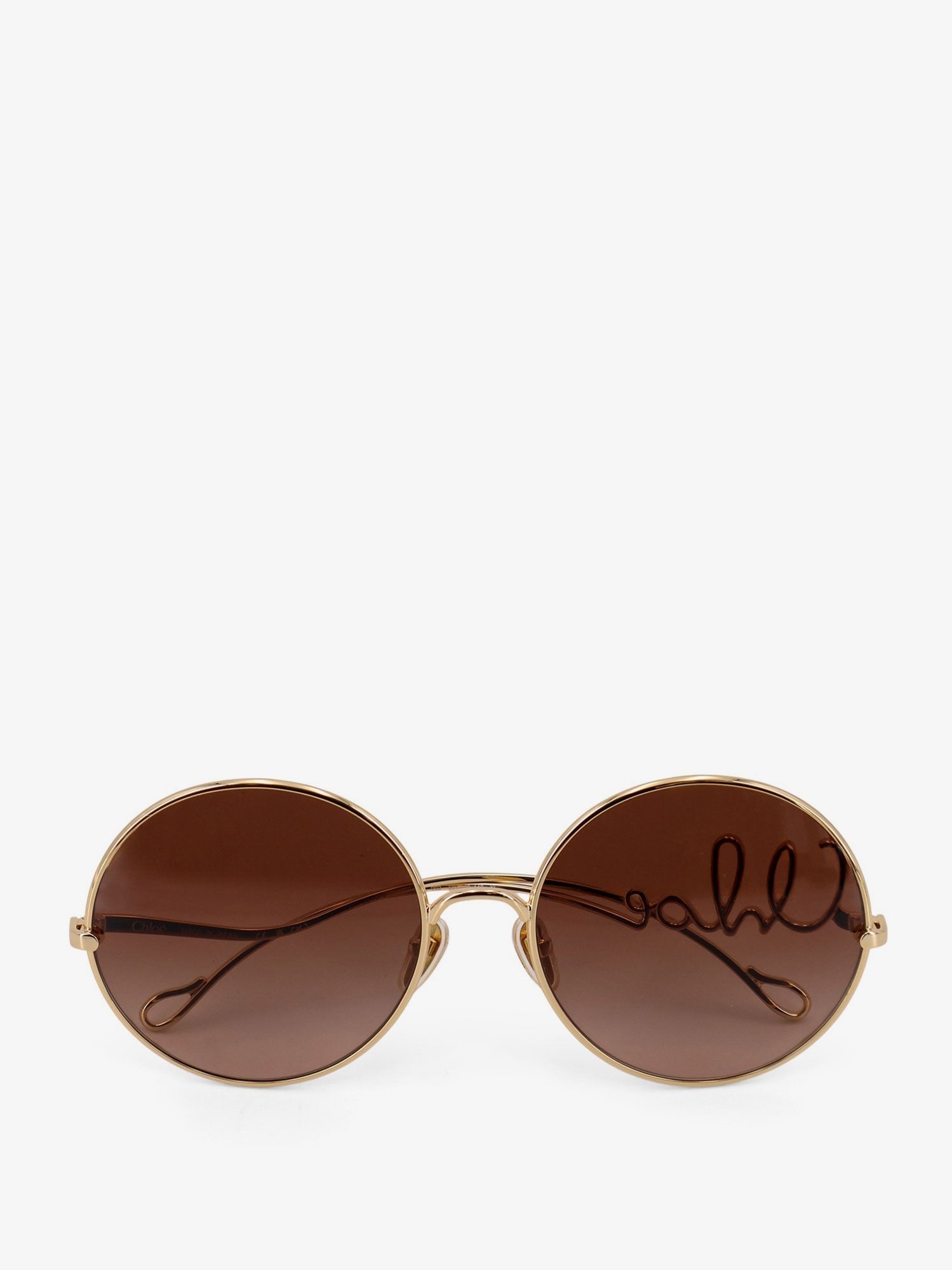 CHLOÉ - Woman - Gold/Brown - Sunglasse