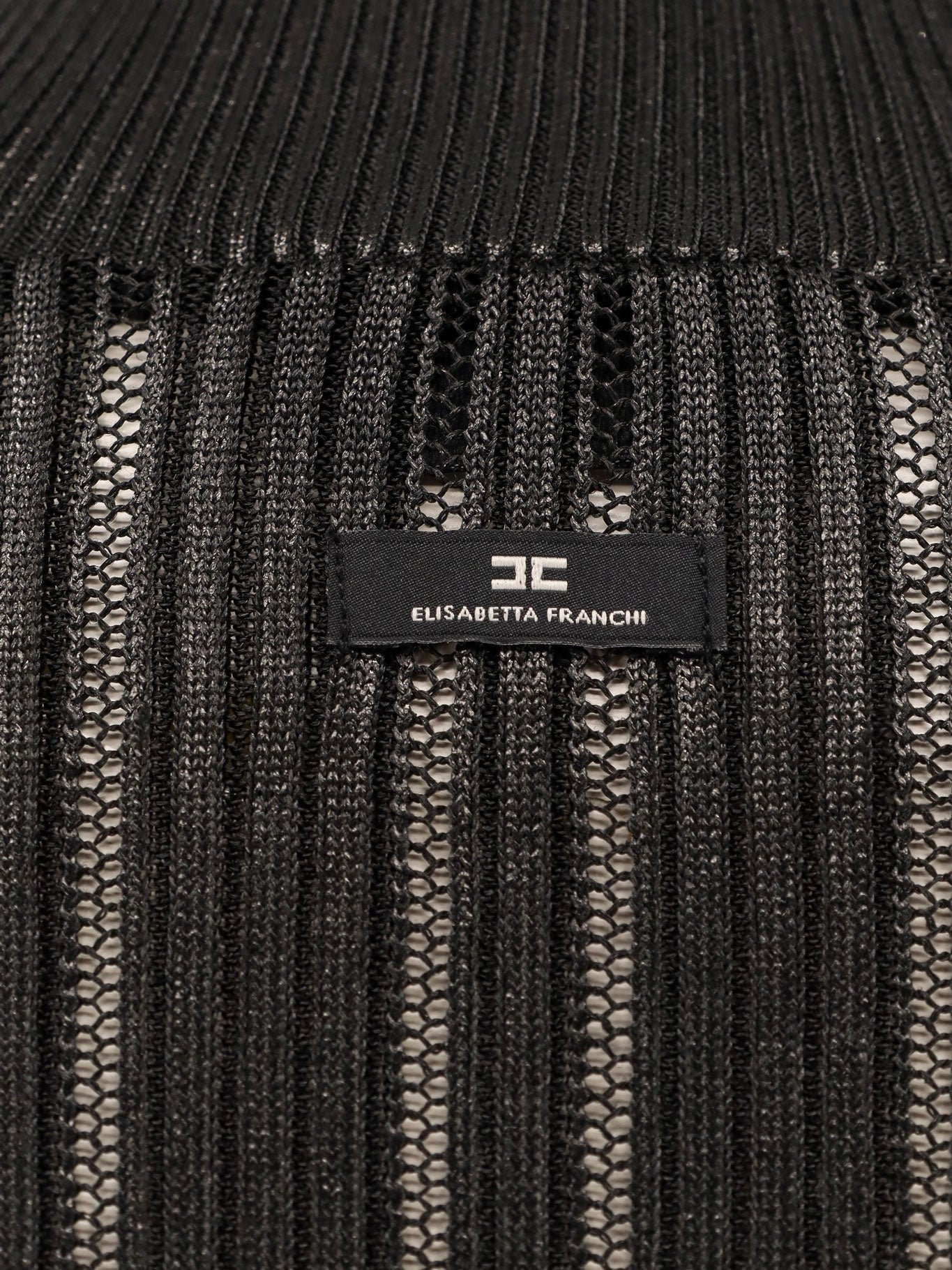Elisabetta Franchi - Woman - Black - Knit Sweater