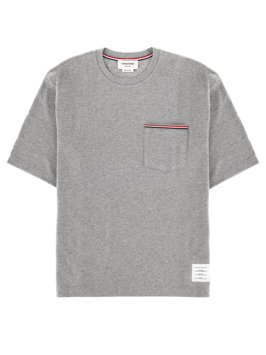 THOM BROWNE - Man - Grey - T-shirt