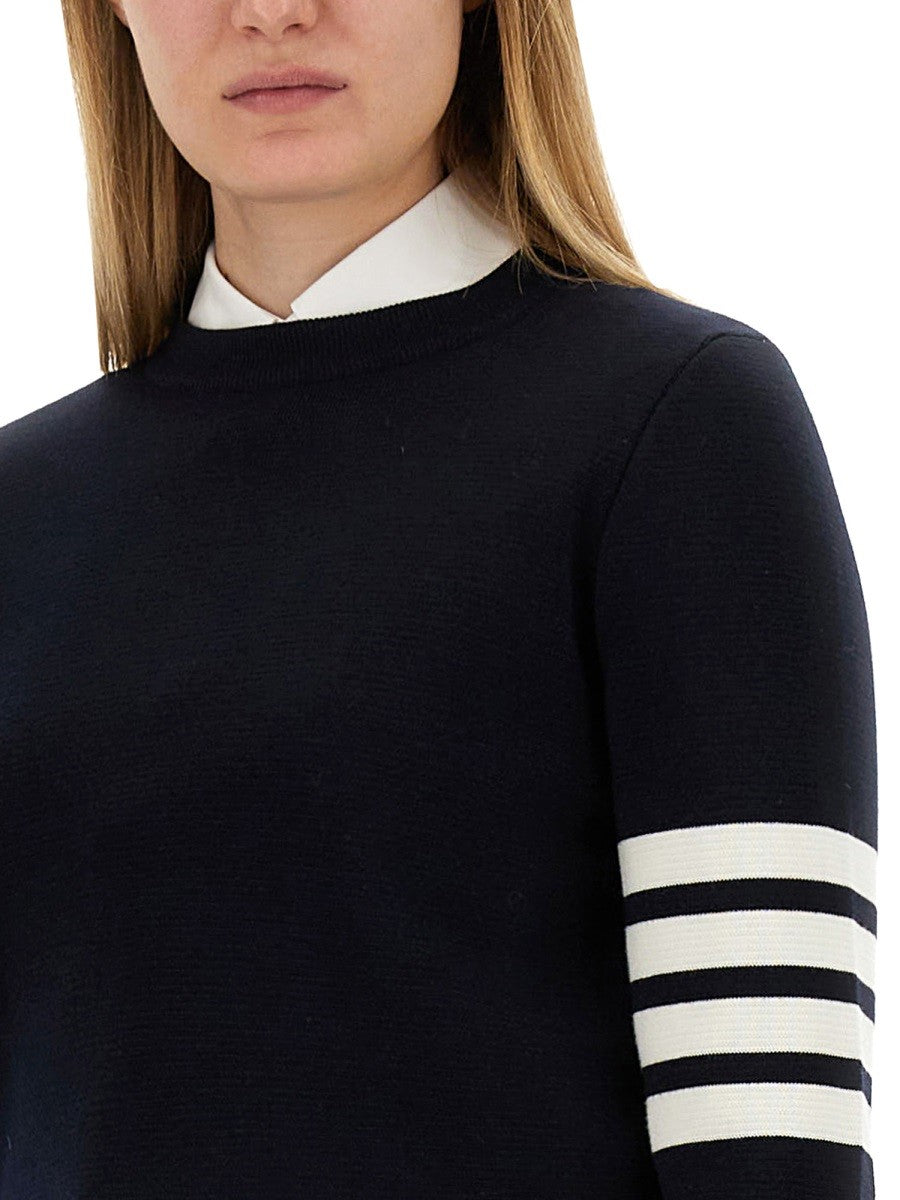 THOM BROWNE - Woman - Blue - Sweater