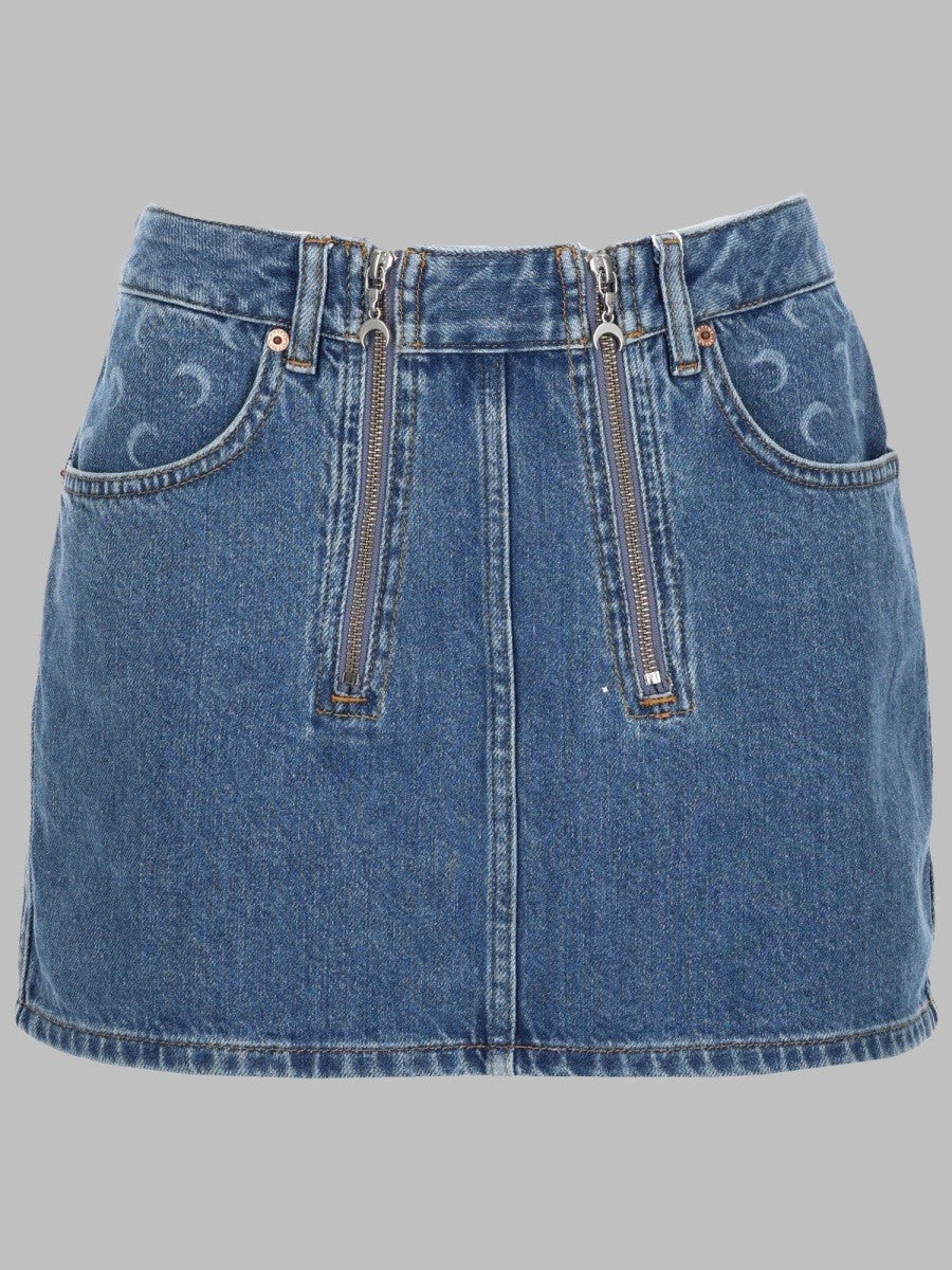 MARINE SERRE - Woman - Blue - Skirt