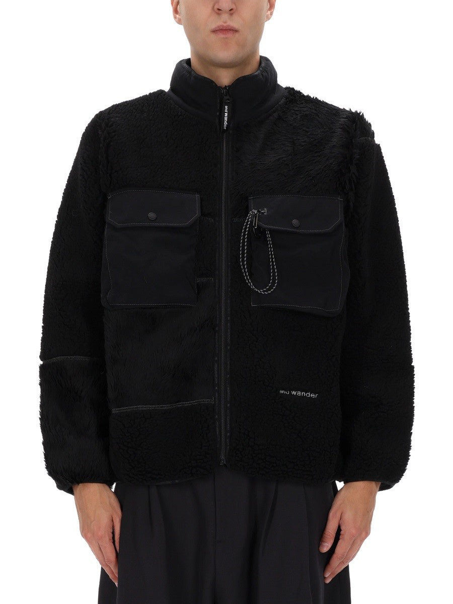 AND WANDER - Man - Black - Jacket