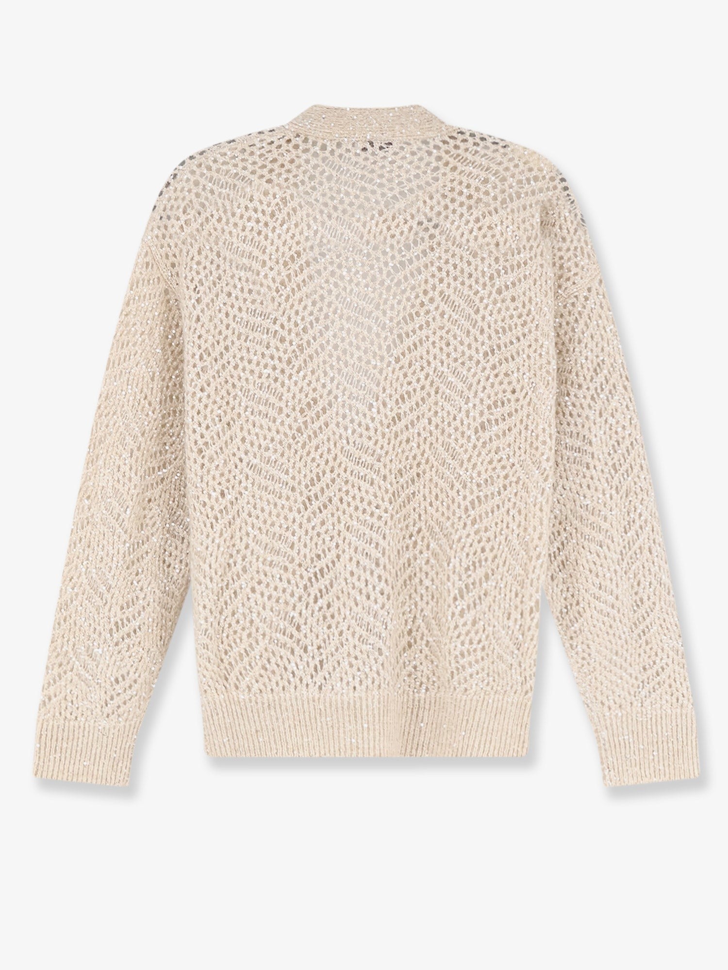 Brunello Cucinelli - Woman - Beige - Knit Sweater