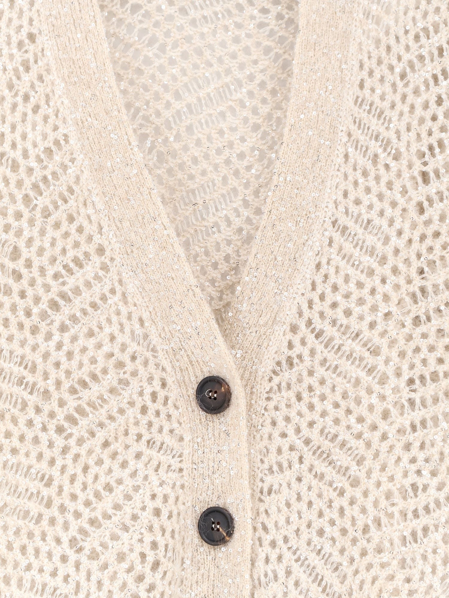 Brunello Cucinelli - Woman - Beige - Knit Sweater