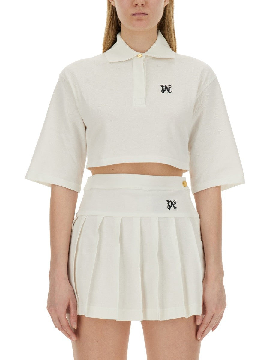Palm Angels - Woman - White - POLO SHIRT