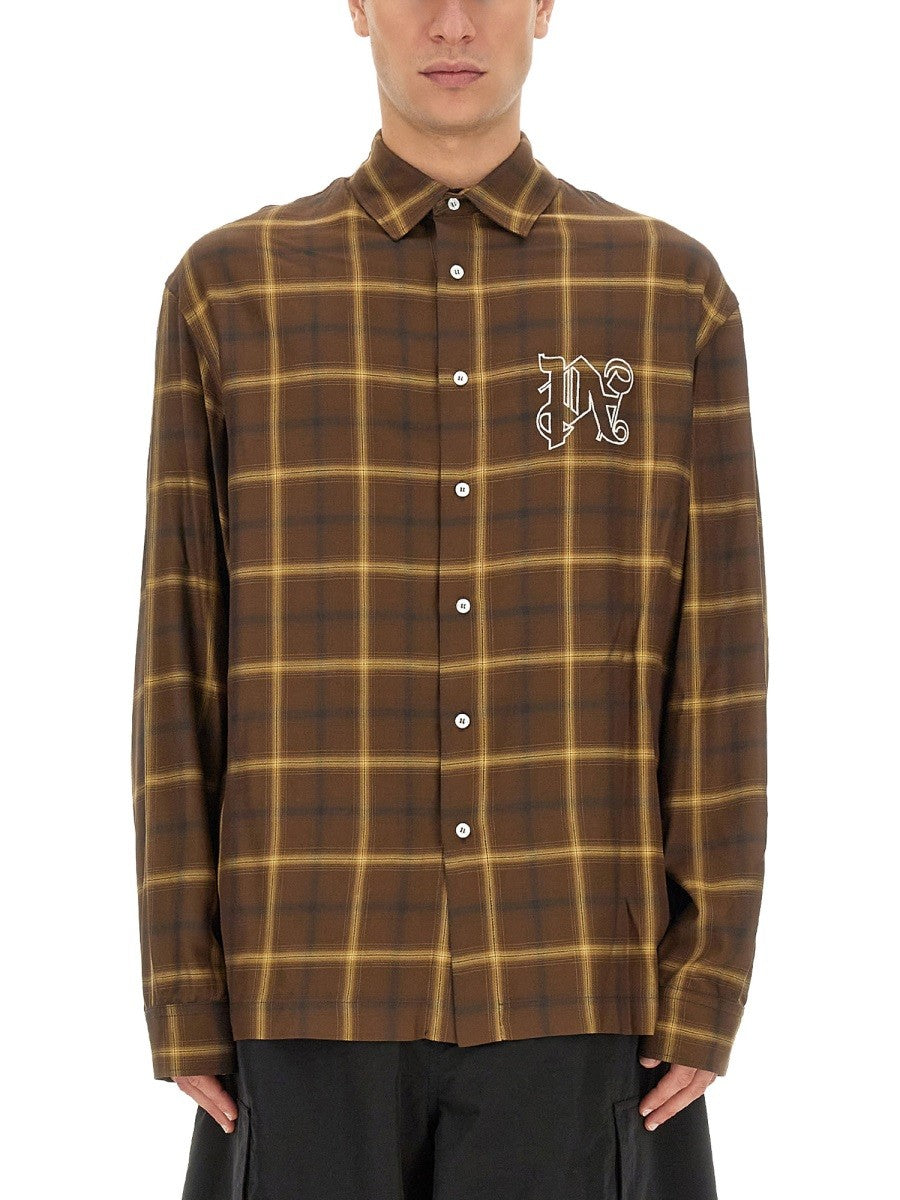 Palm Angels - Man - Brown - Shirt