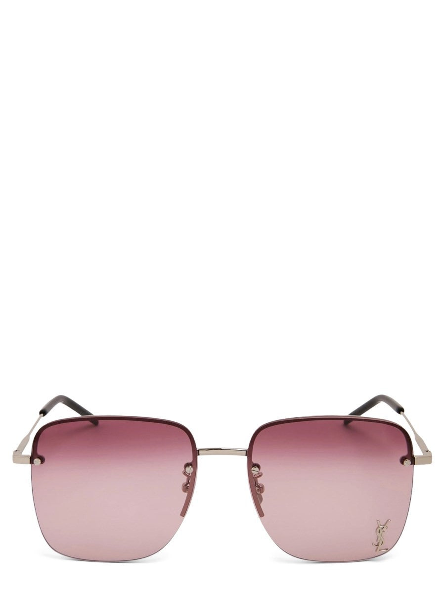 Saint Laurent - Woman - Silver - Sunglasses
