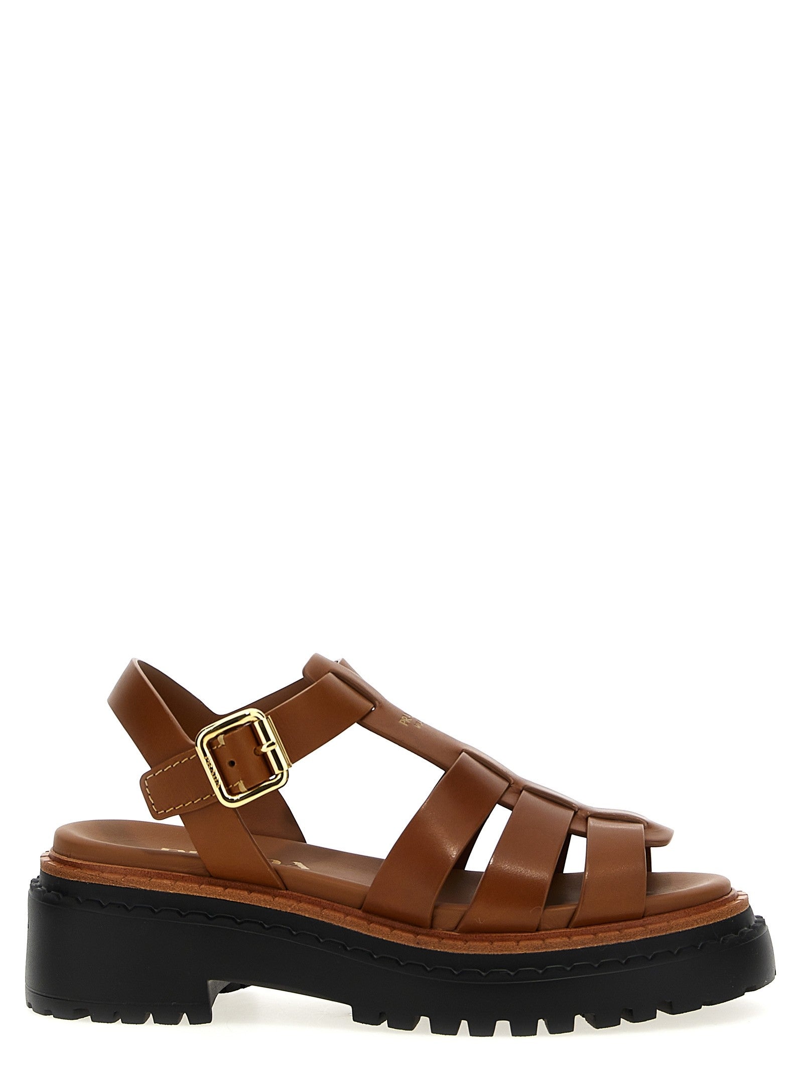 PRADA - nan - Brown - Sandal