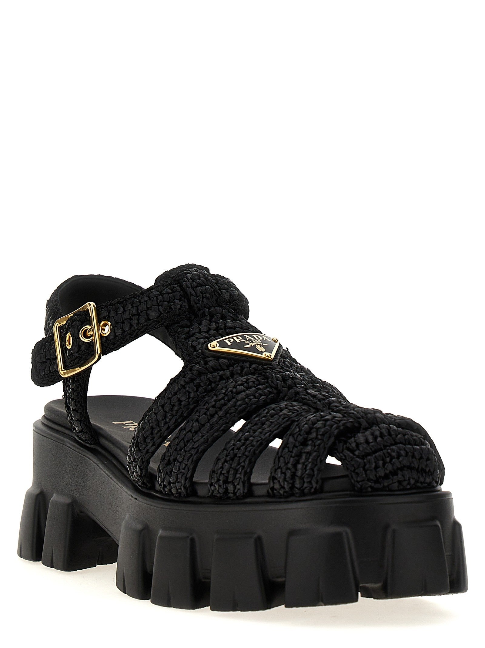 PRADA - nan - Black - Sandal