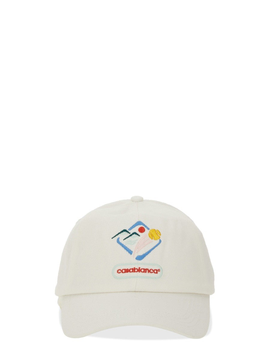 CASABLANCA - Unisex - White - Hat