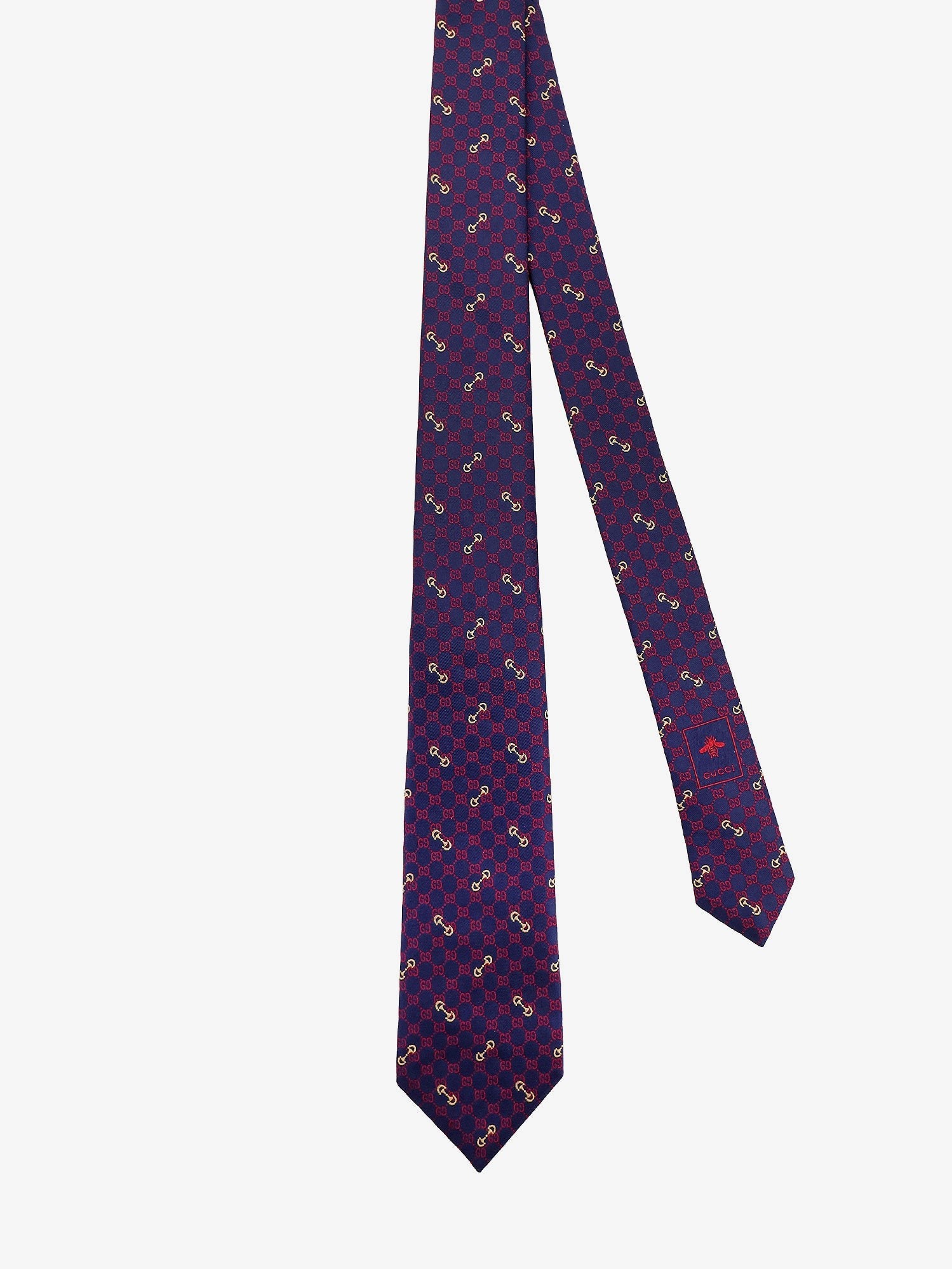Gucci - Man - Navy Red - Tie