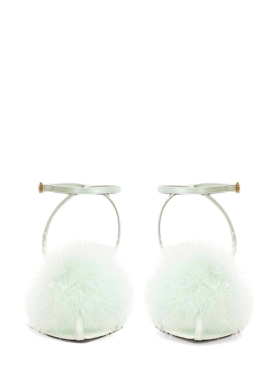 Saint Laurent - Woman - Green - Sandal