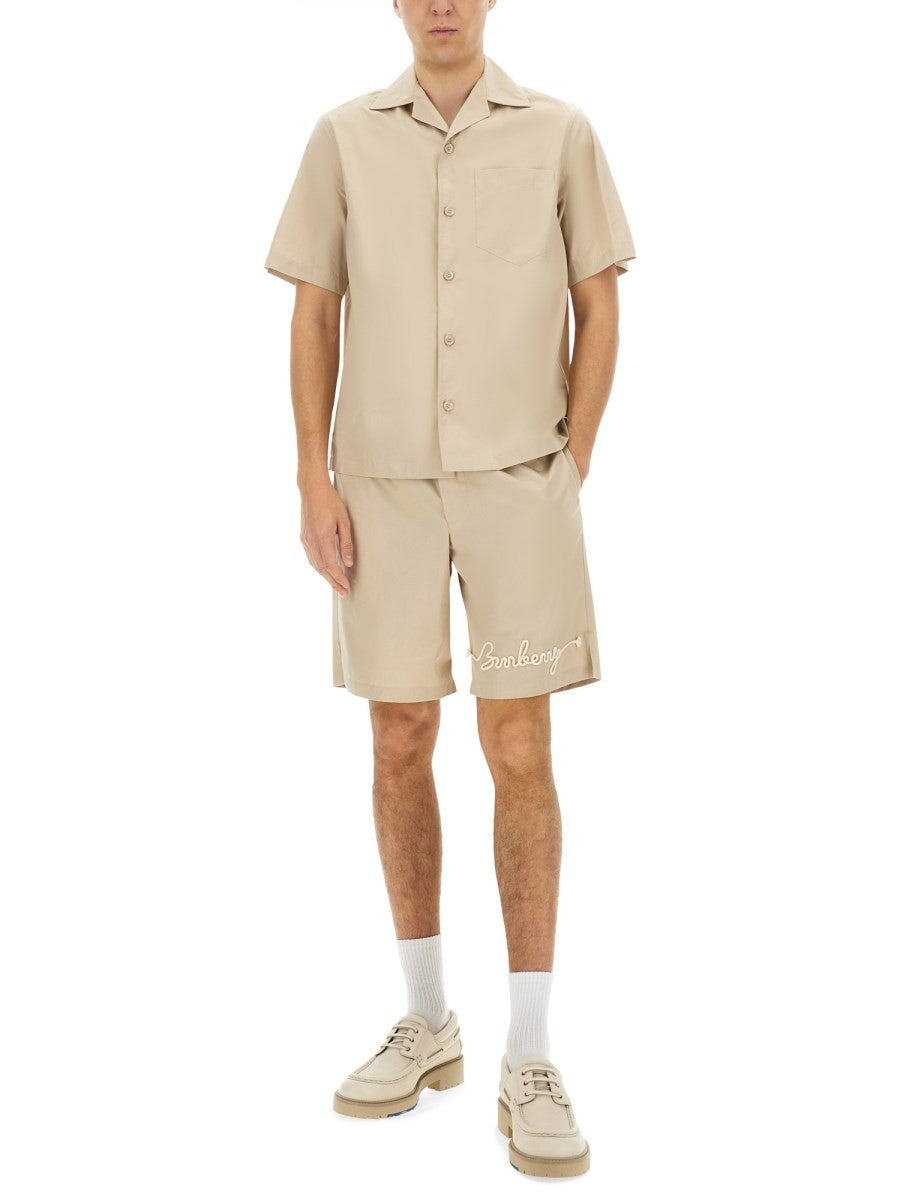 Burberry - Man - Beige - Shorts