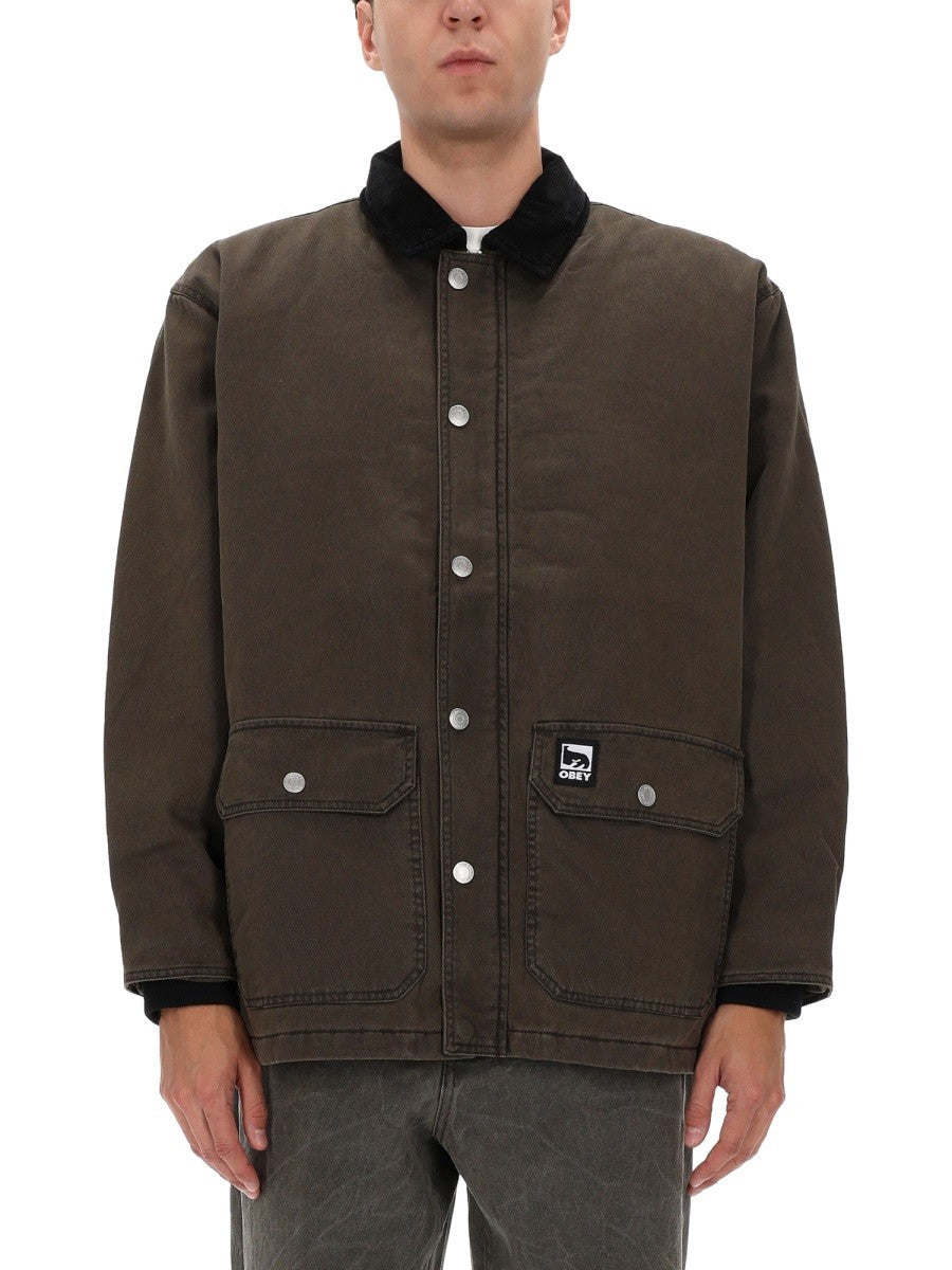OBEY - Man - Green - Blazer