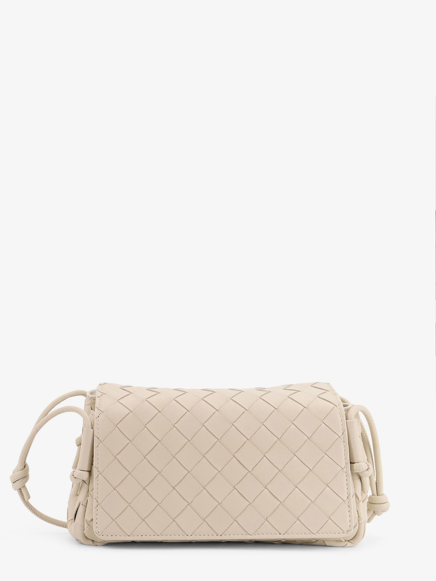 Bottega Veneta - Woman - Sea Salt-Gold - Crossbody Bag