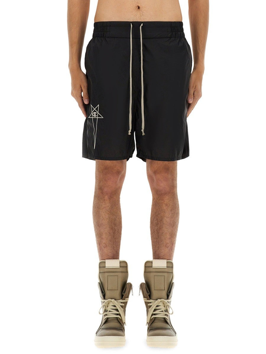 CHAMPION X RICK OWENS - Man - Black - Shorts