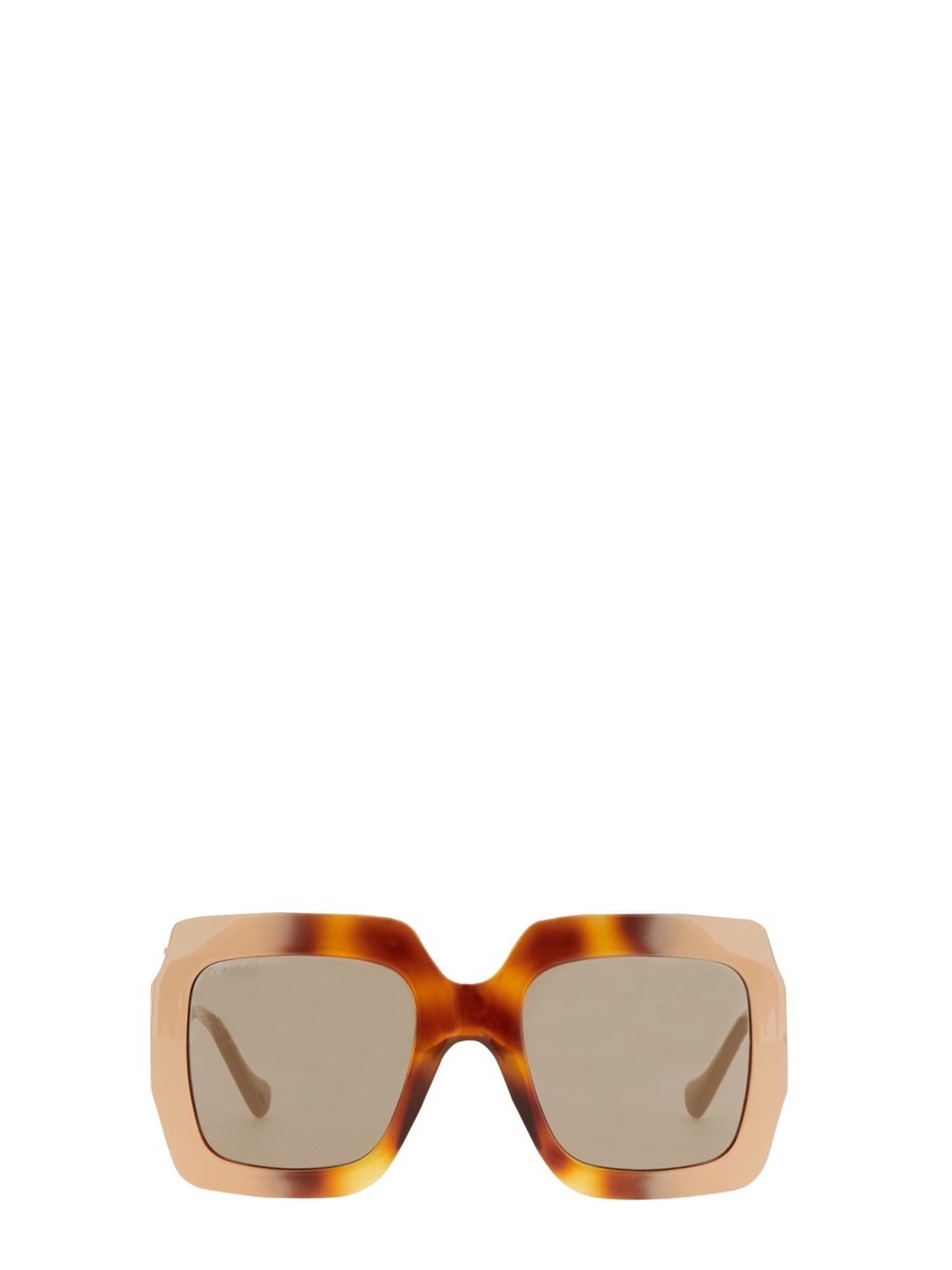 Gucci - Woman - Beige - Sunglasses