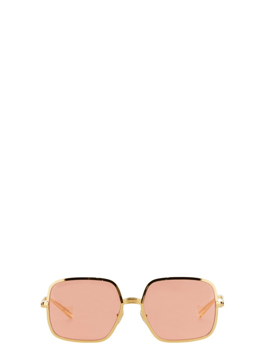 Gucci - Woman - Gold - Sunglasses