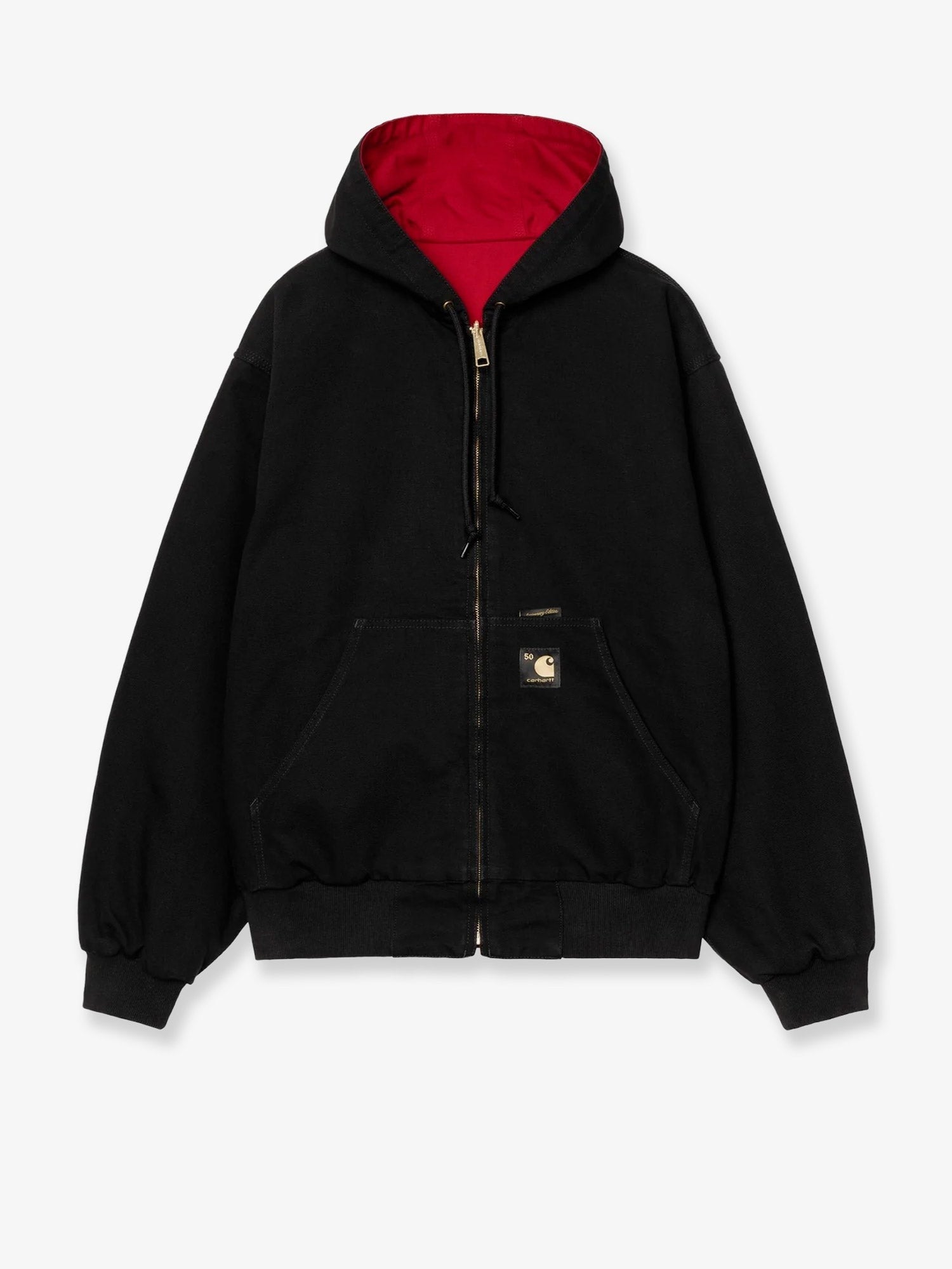 Carhartt Wip - Man - Black  Usa Red - Jacket