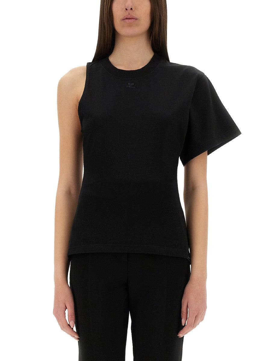 COURREGES - Woman - Black - T-shirt