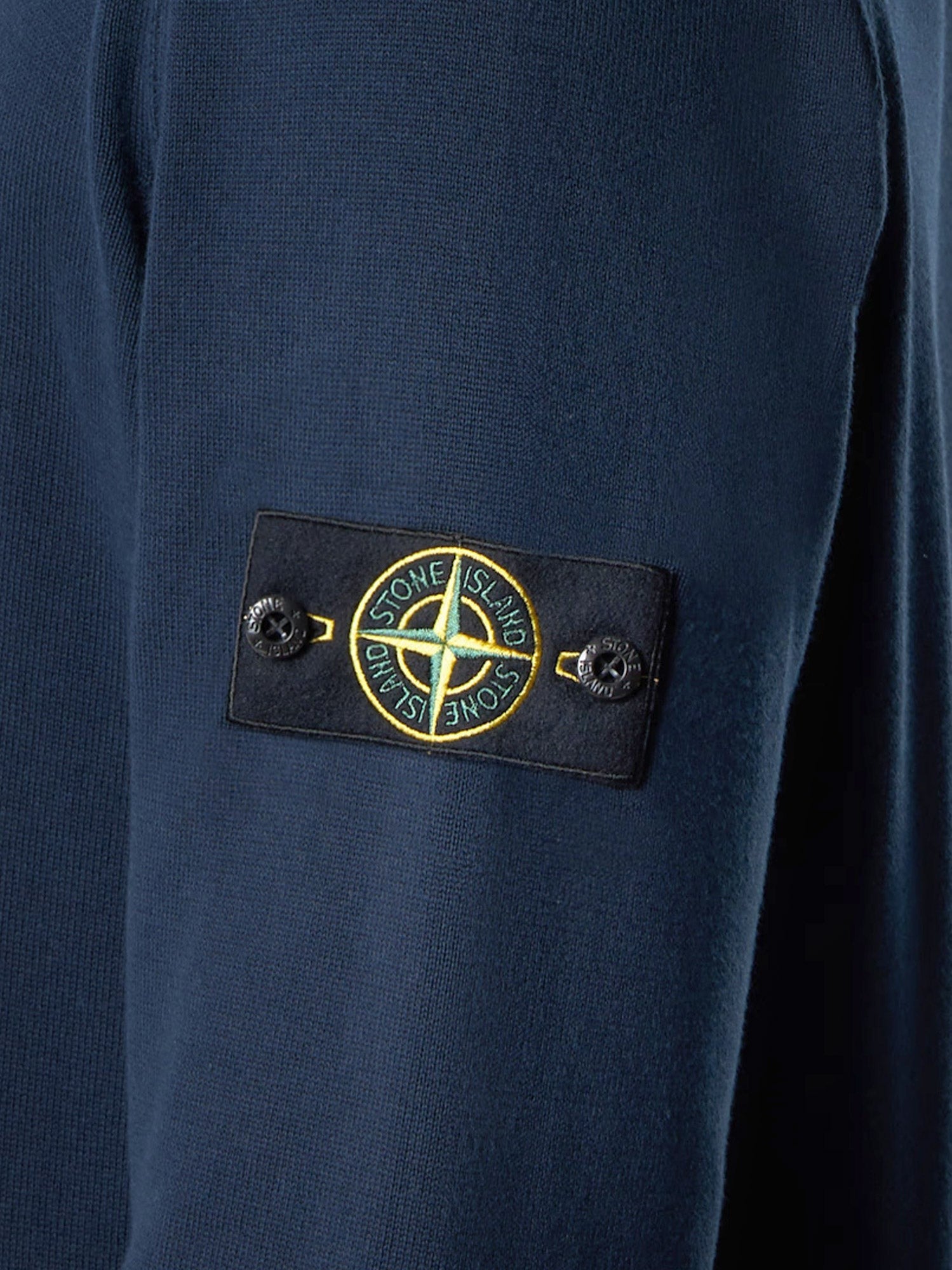Stone Island - Man - Blue - Knit Sweater