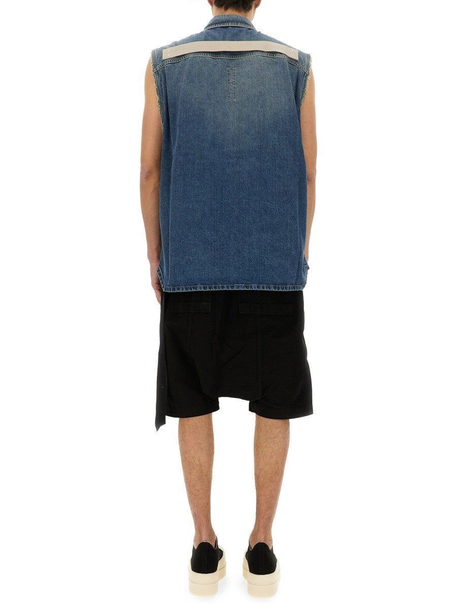 RICK OWENS DRKSHDW - Man - Blue - Shirt