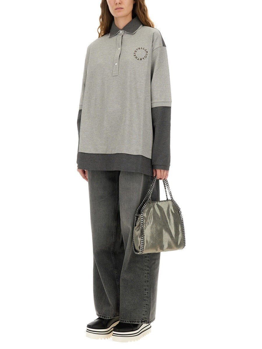 stella mccartney - Woman - Grey - POLO SHIRT
