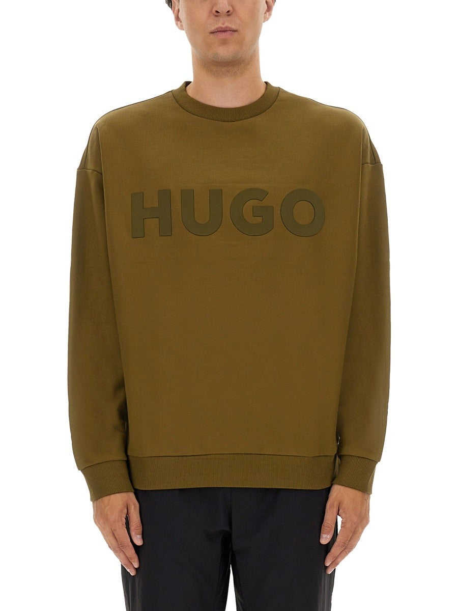 Hugo - Man - Green - Sweatshirt