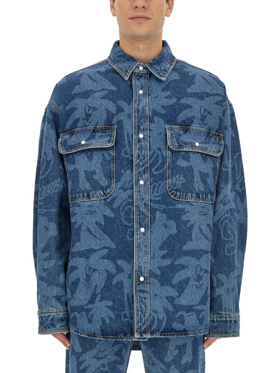 Palm Angels - Man - Blue - Jacket