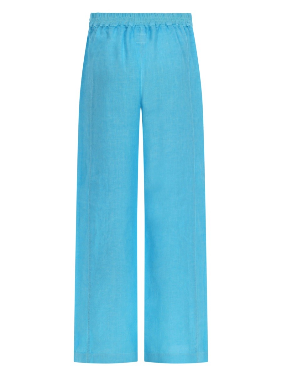 120% LINO - Woman - Blue - Pants