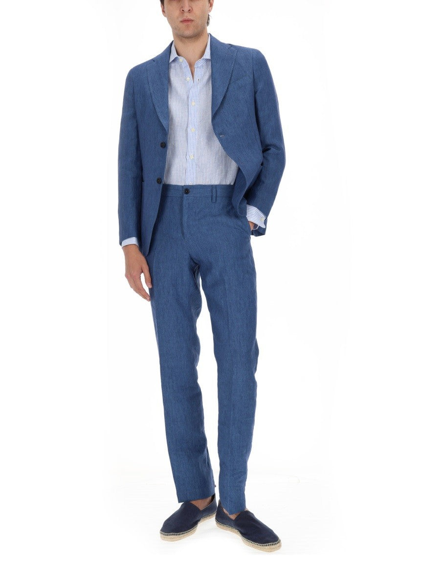120% LINO - Man - Blue - Pants