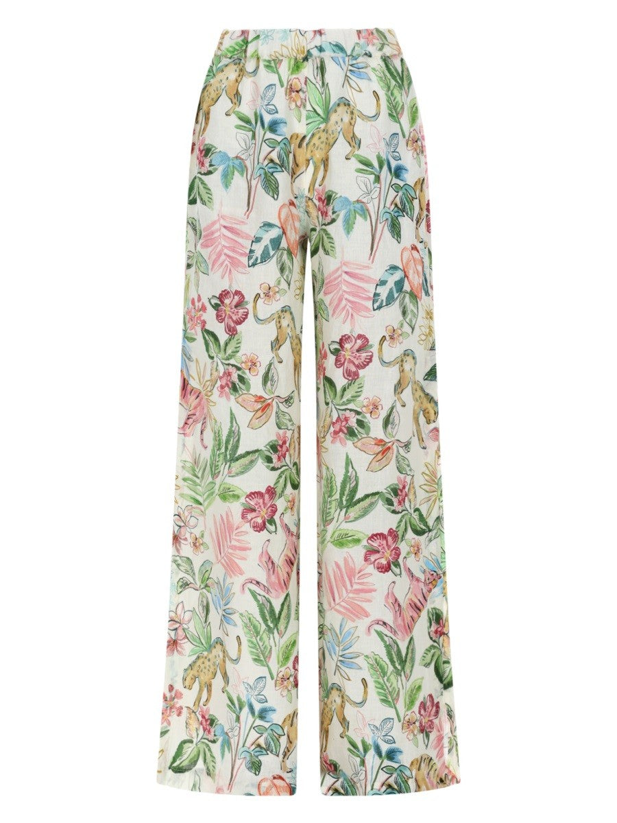 120% LINO - Woman - Multicolor - Pants