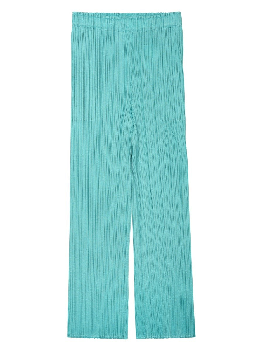 PLEATS PLEASE ISSEY MIYAKE - Woman - Green - Pants