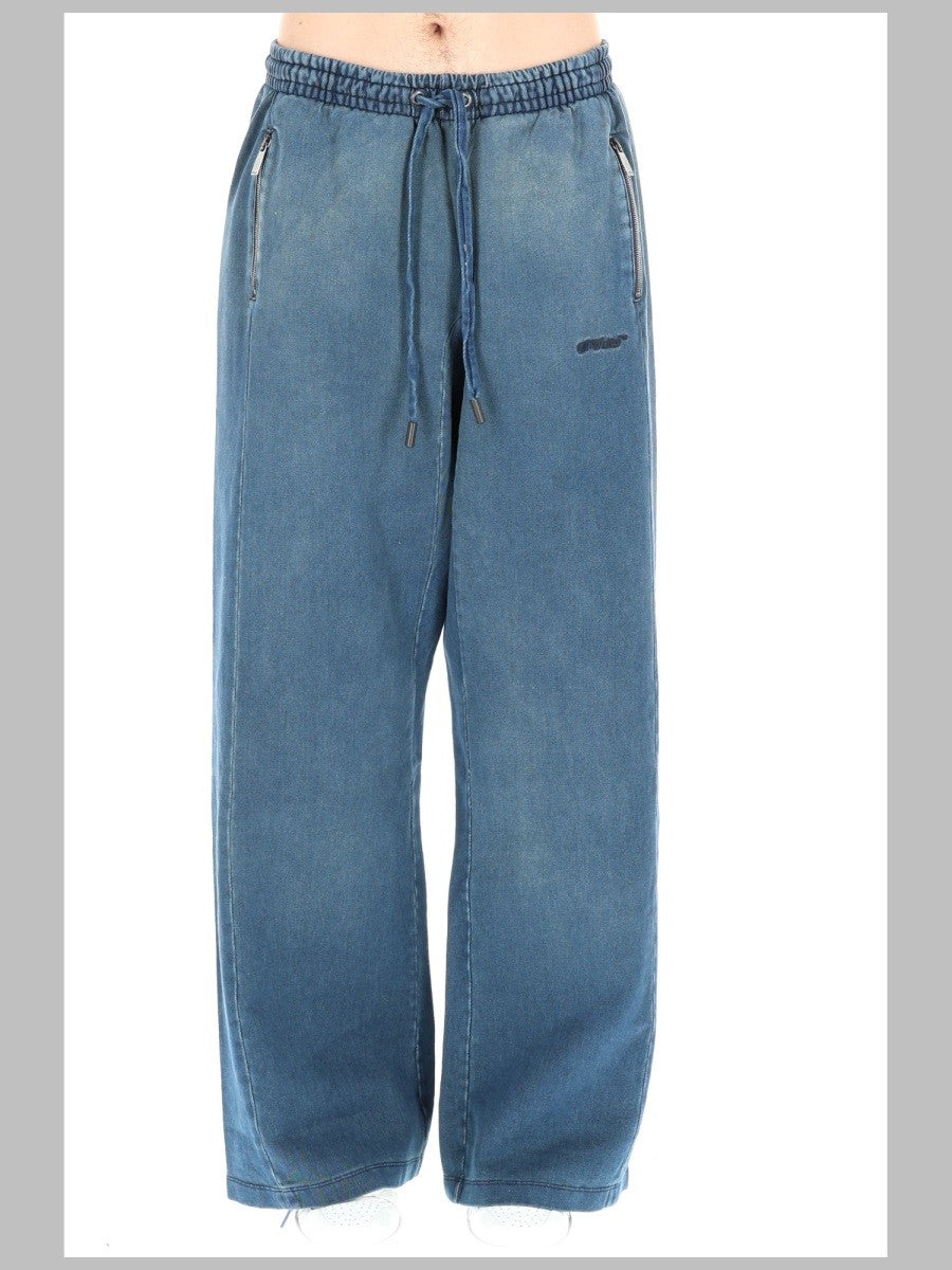 Off-white - Man - Blue - Pants