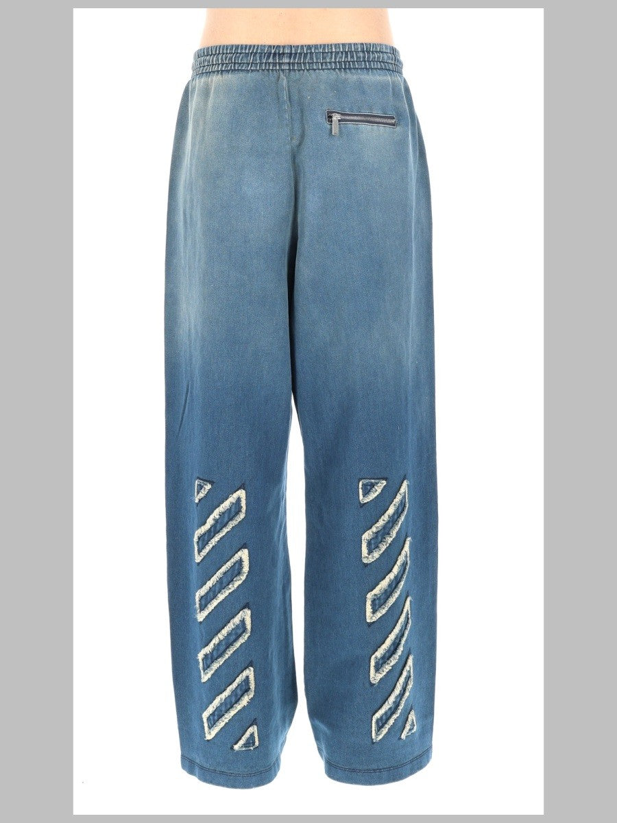 Off-white - Man - Blue - Pants
