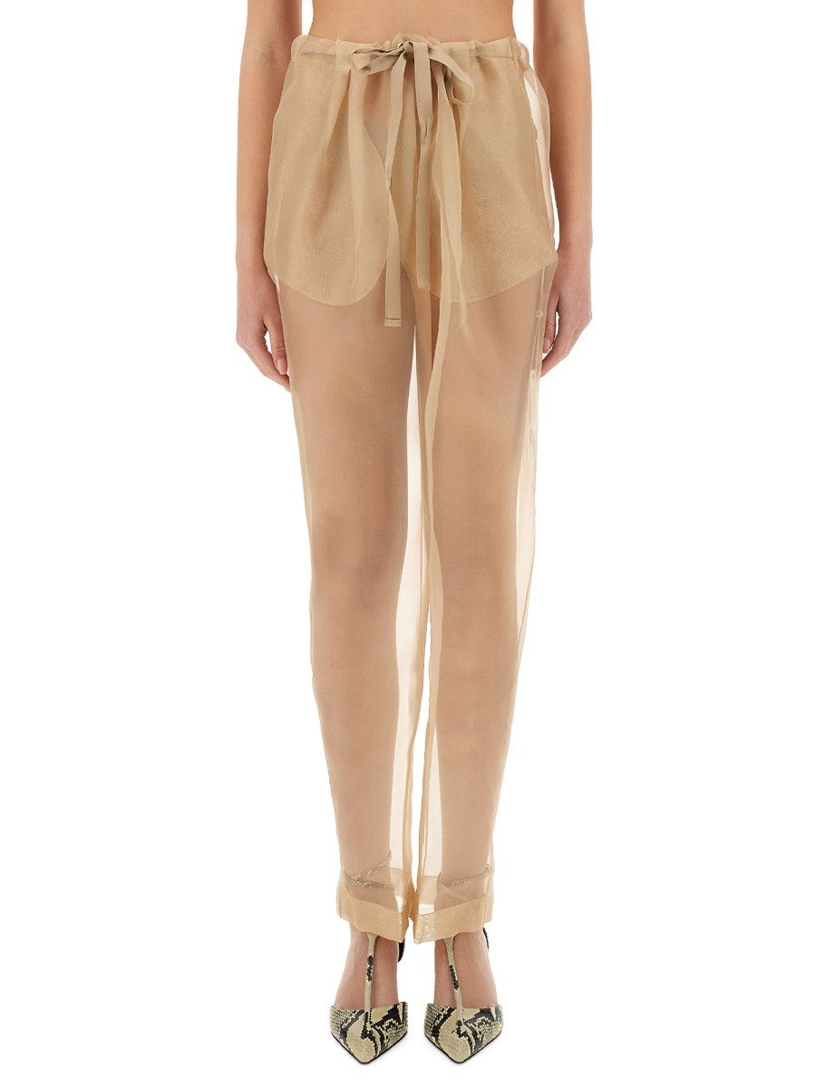 KHAITE - Woman - Beige - Pants