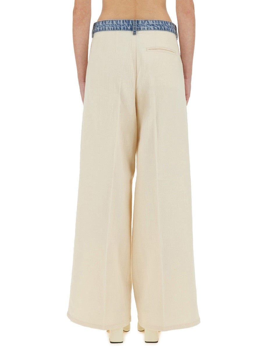 MOSCHINO JEANS - Woman - Beige - Pants